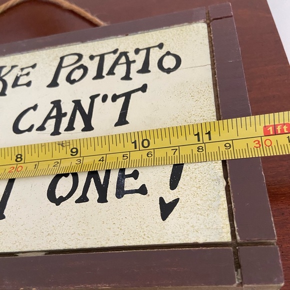 Adorable “ Cats Are Like Potato Chips “  Hanging Wood Wooden Sign - Picture 6 of 8